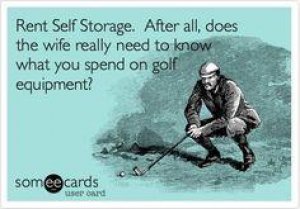 STORExpress Storage Hide your Golf Clubs