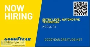 Entry Level Automotive Technician - Media PA