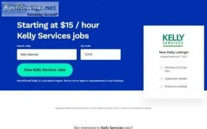 Sign up and find Kelly Services jobs