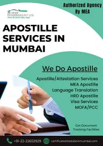 Find here mea apostille service in mumbai