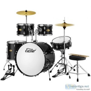 Eastar EDS-480 22 inch Complete Drum Set 5 Piece Drum Kit