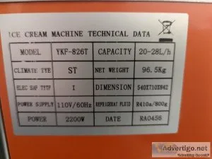 Ice cream machine