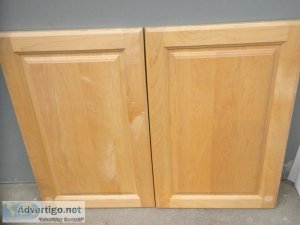 Maple Kitchen cabinet doors (2)   FREE