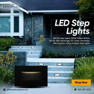 Order Now LED Step Lights the Best Way to Avoid Walking in the D