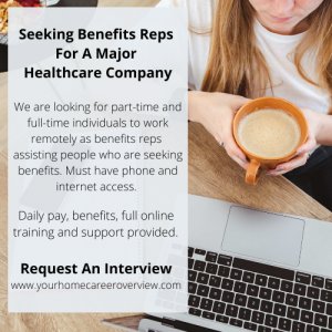 Remote benefit reps needed-Daily pay wbenefits included