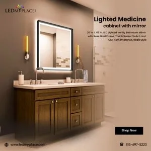 Brighten up Your Bathroom with a Lighted medicine cabinet with m