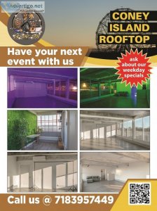 Exclusive rooftop creative space
