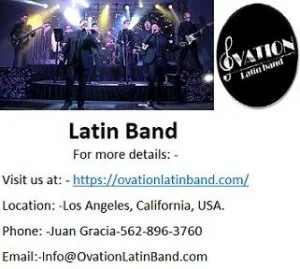 Hire Professional Ovation Latin Band Now in Los Angeles.