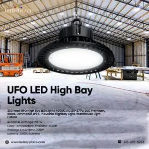 UFO LED High Bay Lights Now Offer 50000 Hours of Light Shop now