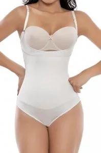 Seamless Latex body Shaper panty Style - Pretty Girl Curves