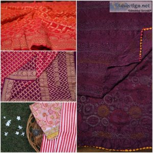 Buy latest designer sarees, suits and dupattas online - padmasha