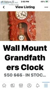 GRANDFATHER CLOCK