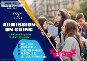NIOS 10th and 12th admissions 2022-23