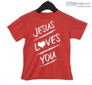 Jesus Loves You T-Shirts for Sale Online - Listener Kids
