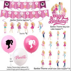 Best Barbie Birthday Party Decoration Kit At Kidz Party Store