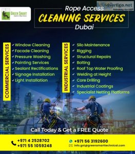 Rope access cleaning services company dubai