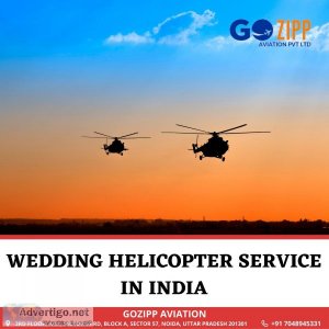 Wedding helicopter service in india