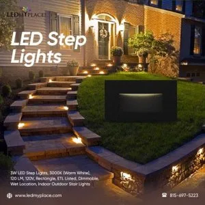 Get a High Brightness and Excellent Look with LED Step Lights