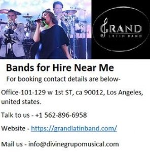 Live Latin Bands for Hire Near Me at attractive price.