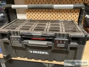 Husky brand 22 in. cantilever portable toolbox