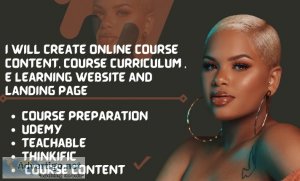 I will write online course content course curriculum  e learning