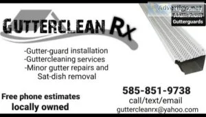Gutterguard installation and cleaning