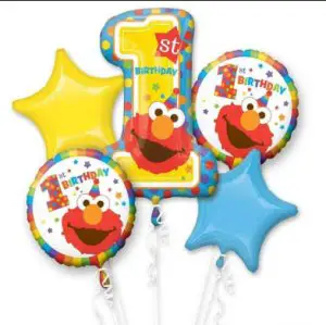 Best Elmo 1st Birthday Balloon Decorations Online - Kidz Party S