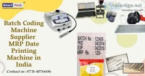 Batch coding machine in pharma industry