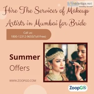 Hire the services of makeup artists in mumbai for bride