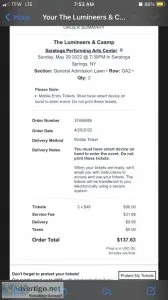 Lumineers Tickets