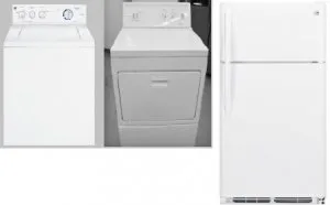 WASHER and DRYER REFRIGERATOR