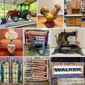 Online Estate Auction  Huge Farm Household Equipment Antiques an