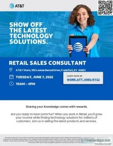 ATandT Retail Sales Consultant Hiring Event 6722