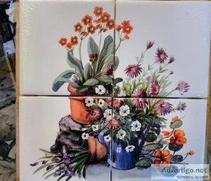 Flower Garden Ceramic Tile Mural