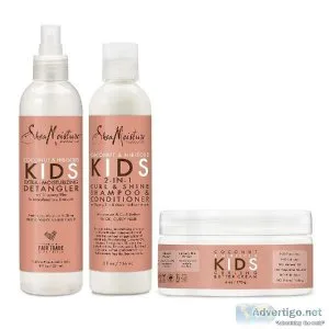 SheaMoisture Kids Shampoo Detangler and Cream For Moisture and S