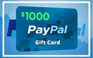 Get Free 1000  Paypal Gift Card