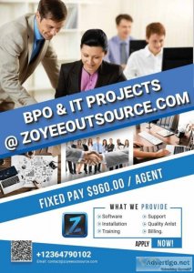 Bpo projects with high payouts from zoyee outsource
