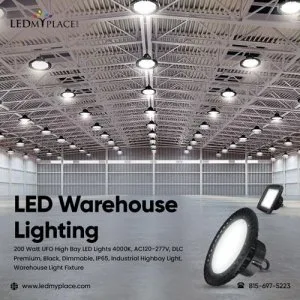 Get a High Brightness Lighting Fixture with LED Warehouse Lighti