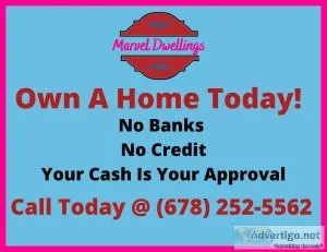 Own a Nice Home Today No Credit No Bank Okay