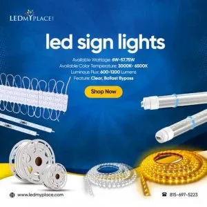Purchase Now LED Sign Lights the Right Choice for Your Advertisi