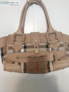 Burberry quilted house check Manor satchel extra large