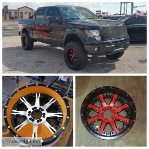 Custom Wheel Painting and Powder Coating