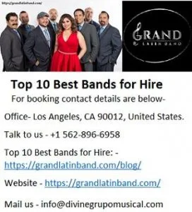 In Los Angeles Top 10 Best Bands for Hire at nominal price.