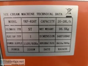 Icecream machine