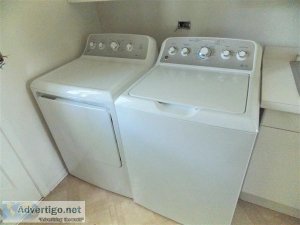 Washer And Gas Dryer By GE