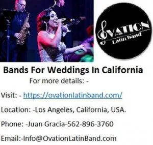 Hire Professional Latin Bands For Weddings In California.