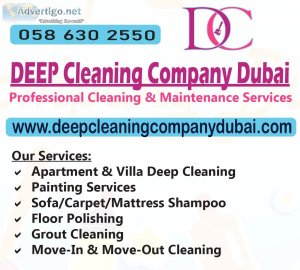 Deep cleaning company dubai