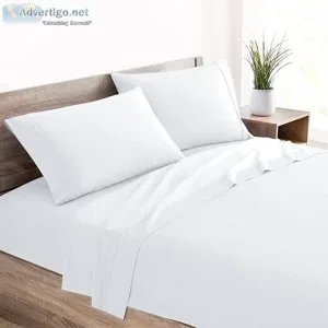 Shop Now Organic Cotton Queen Size Sheets Set  Mellanni
