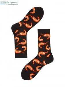 Shop Animal Print Shrimp Socks Online - Sock O Mania