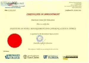 Diploma in Food and Beverage Service